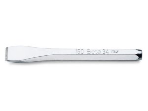Scalpello piatto tipo normale Beta 34 finitura cromata, 125-175mm