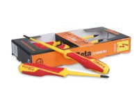 Serie 4 giraviti isolati 1273MQF/D4 Slim per viti ad intaglio e croce Phillips (4pz)