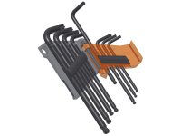 Set 8 chiavi maschio Torx brunite lunghe Beta 97BTXL/SC8 estremità sferica, T9-T40
