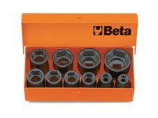 Set 10 chiavi a bussola macchina Beta 710/C10 quadro femmina 3/8" bocca esagonale