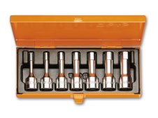 Set 7 chiavi a bussola maschio esagonale Beta 920ME/C7 attacco quadro femmina 1/2"