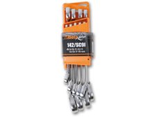 Set 9 chiavi combinate a cricchetto reversibile Beta 142/SC9I-E con supporto Set 9 chiavi combinate a cricchetto reversibile Beta 142/SC9I-E con supporto