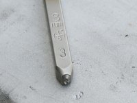 Set 9 punzoni con numeri 0-9 Beta 33NR altezza caratteri 5mm per marcatura acciaio