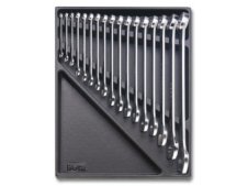 Assortimento 17 chiavi combinata a forchetta e poligonali Beta T01 in termoformato rigido ABS Assortimento 17 chiavi combinata a forchetta e poligonali Beta T01 in termoformato rigido ABS