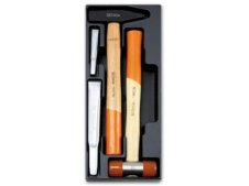 Assortimento 4 utensili a percussione Beta T234 in termoformato rigido ABS Assortimento 4 utensili a percussione Beta T234 in termoformato rigido ABS