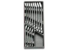 Assortimento 12 chiavi combinate a cricchetto Beta T45 in termoformato rigido ABS Assortimento 12 chiavi combinate a cricchetto Beta T45 in termoformato rigido ABS