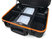 Trolley portautensili Beta 2032/TV in materiale plastico e maniglia telescopica