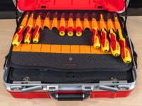 Valigia portautensili Beta 2029EM completa di 43 utensili isolati per veicoli ibridi ed elettrici