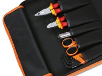 Valigetta pieghevole Beta 2001/BZ24 MQ con assortimento di 24 utensili per elettricisti