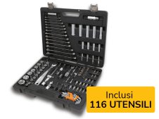 Valigia portautensili Beta Worker BW 2046E/C116 con 116 utensili per manutenzione generale