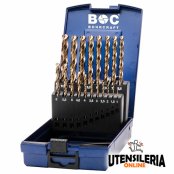 Assortimento punte elicoidali BOHRCRAFT HSS-E 0,5mm (19pz)