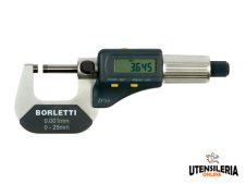 Micrometro millesimale per esterni BORLETTI MDE1 0-25 MM