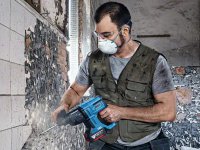 Bosch Kit martello, smerigliatrice e trapano con 3 batterie GBA 4ah, caricabatterie e borsone