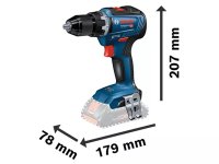 Bosch Trapano avvitatore a batteria GSR 18V-55 Professional in valigetta