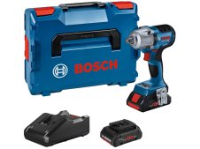 Bosch avvitatore massa battente GDS 18V-450 HC con 2 batterie 4.0Ah e valigetta L-BOXX