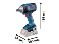 Bosch avvitatore a batteria GDS 18V-300 a massa battente in valigetta L-BOXX