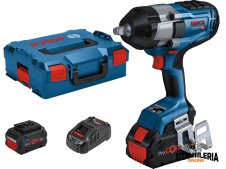 Bosch avvitatore massa battente GDS 18V-1000 C con 2 batterie 8.0Ah e valigetta