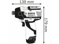 Avvitatore a massa battente GDR 12V-110 Bosch in valigetta senza batteria