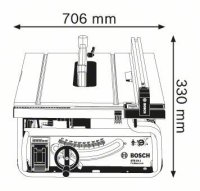 Banco sega GTS 10 J Dx/Sx 1800W lama 254 mm