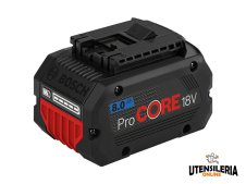 Batteria Performance Bosch ProCORE18V 8.0Ah Li-ion tecnologia Coolpack