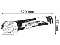 Cesoia universale GUS 12V-300 Bosch in valigetta senza batteria