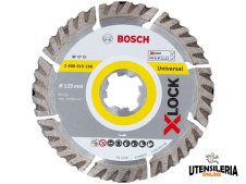 Disco diamantato X-LOCK Bosch per uso universale Standard ø125x10mm