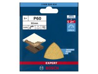 Foglio abrasivo a delta Bosch Expert C470 93mm grana 40-180 (5pz)