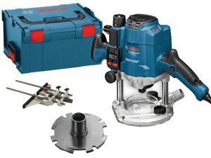 Bosch fresatrice verticale a filo GOF 1250 LCE Professional con display digitale