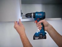 Bosch Kit trapano, smerigliatrice e perforatore con 3 batterie, caricabatterie e borsa