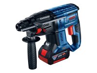 Bosch Kit trapano, smerigliatrice e perforatore con 3 batterie, caricabatterie e borsa