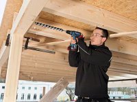 Bosch Kit martello, smerigliatrice e trapano con 2 batterie ProCore 18V, caricabatterie e borsone
