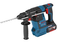 Bosch Kit martello, smerigliatrice e trapano con 2 batterie ProCore 18V, caricabatterie e borsone