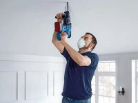 Bosch Kit martello perforatore GBH 18V-21 e avvitatore GSR 18V-28 con 2 batterie GBA 4Ah