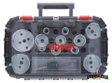 Assortimento 11 seghe a tazza bi-metalliche Bosch BiM Progressor, 20-76mm Assortimento 11 seghe a tazza bi-metalliche Bosch BiM Progressor, 20-76mm
