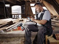 Bosch Kit utensili per serramentista trapano, smerigliatrice e perforatore con 2 batterie e valigett