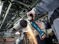 Bosch Kit utensili per serramentista trapano, smerigliatrice e perforatore con 2 batterie e valigett
