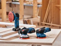 Bosch levigatrice rotoorbitale a batteria GEX 18V-125 Professional in valigetta