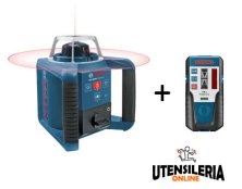 Livella laser rotante rosso GRL 300 HV + ricevitore laser Bosch Livella laser rotante rosso GRL 300 HV + ricevitore laser Bosch