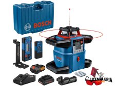 Livella laser rotante rosso Bosch GRL 600 CHV Professional + pannello di mira Livella laser rotante rosso Bosch GRL 600 CHV Professional + pannello di mira