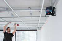 Livella laser a linee GCL 2-50 C + RM 2 in valigetta con batteria 2.0Ah