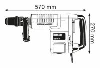 Martello demolitore pneumatico BOSCH GSH 11 E 1.500W 16,8J