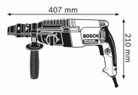 Martello perforatore attacco SDS-plus 830W 2,7J GBH 2-26 F