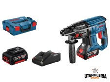 Bosch GBH 18V-21 martello perforatore a batteria in valigetta con 2 batterie 4.0 Ah Bosch GBH 18V-21 martello perforatore a batteria in valigetta con 2 batterie 4.0 Ah