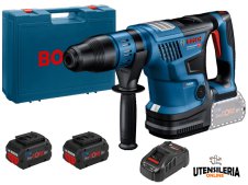 Bosch martello perforatore GBH 18V-36 C BITURBO con 2 batterie 8.0Ah e valigetta