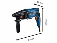Bosch martello perforatore GBH 2-21 Professional 720W con attacco SDS plus, 2,0 J