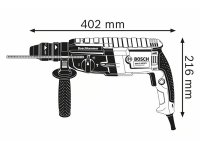 Bosch Martello perforatore a filo GBH 2-28 F Professional SDS Plus con mandrino sostituibile, 3,2J