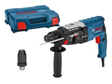 Bosch Martello perforatore a filo GBH 2-28 F Professional SDS Plus con mandrino sostituibile, 3,2J