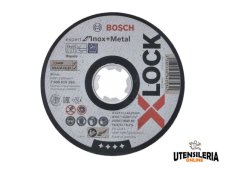 Mole da taglio X-LOCK Bosch per inox e metallo ø115mm piana 1mm (10pz)