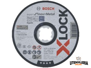 Mole da taglio X-LOCK Bosch per inox e metallo ø125mm piana 1mm (10pz)