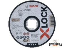 Mole da taglio X-LOCK Bosch per inox ø125mm piana 1.6mm (5pz)
